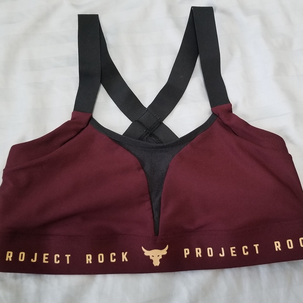 Under Armour project Rock sports bra